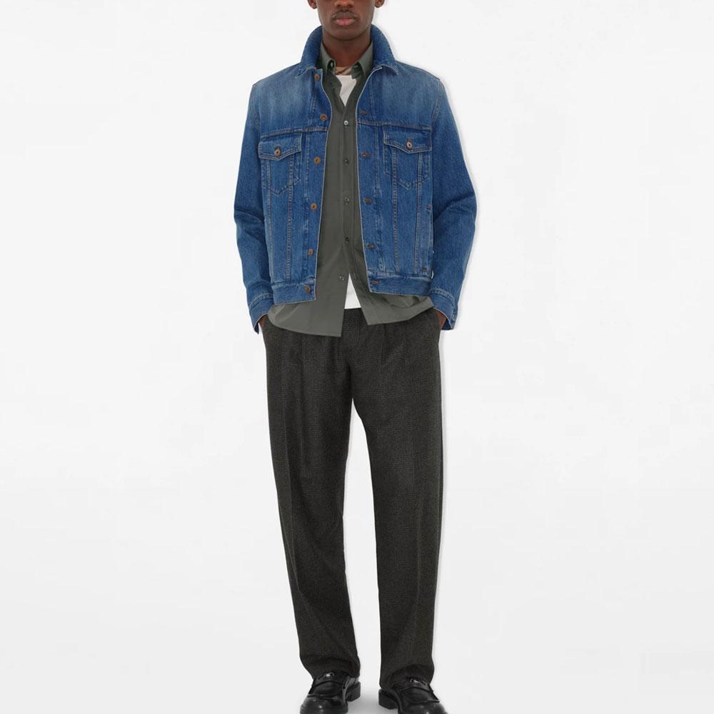 Burberry SS25 Denim Jacket Men's Medium Blue 81110901