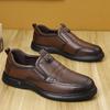 Casual Leather Shoes Men's Tide 2025 New Soft Sole Soft Surface Middle-aged and Elderly Father Shoes Fashion High-end Men's Shoes 2025 Direct Sales