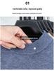 Men’s Autumn/Winter Half-High Collar Knitwear - Warm Inner Layer for Middle-Aged and Elderly