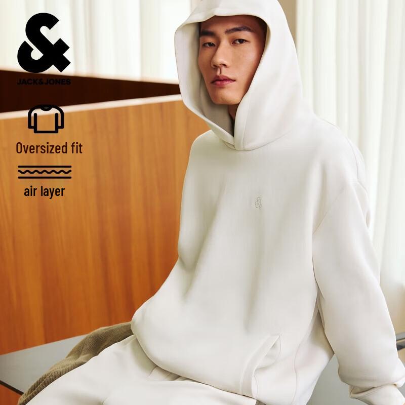 

JACK&JONES Men s Embroidered Hooded Sweatshirt 2XL