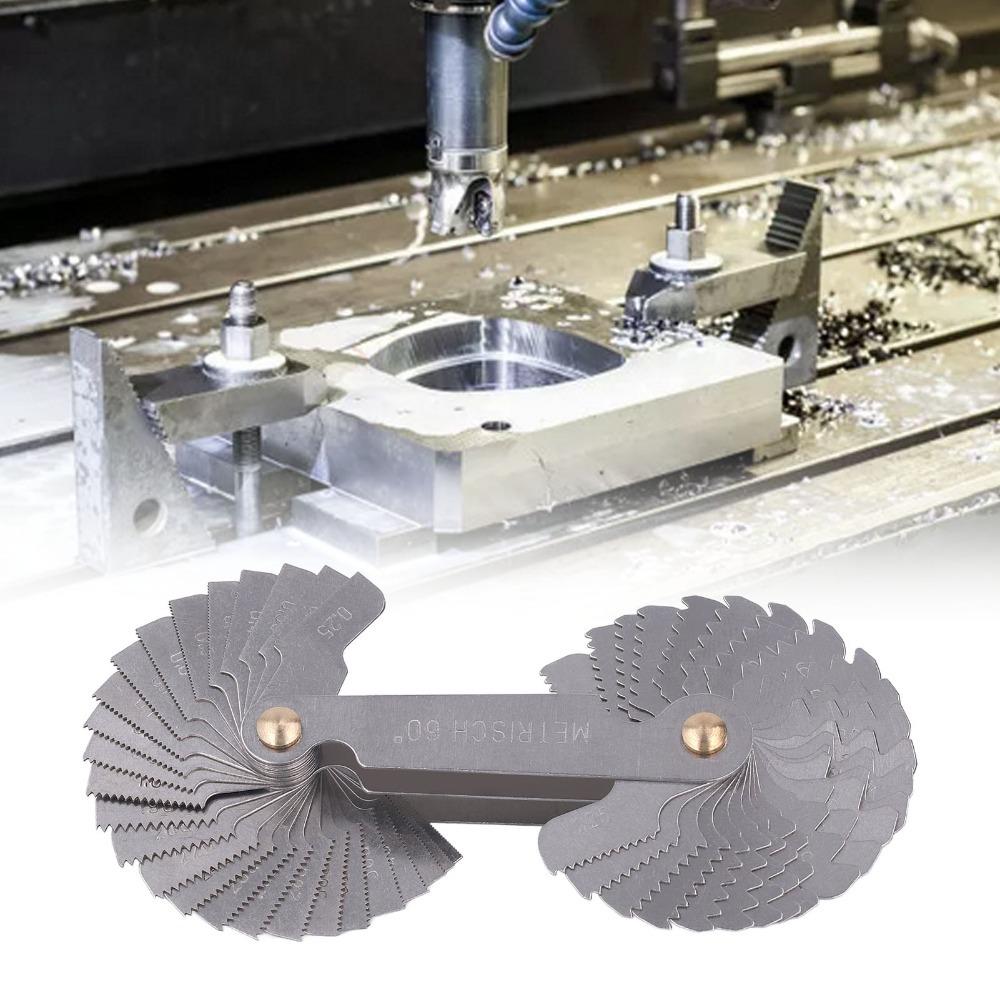 55 Degree Screw Gauge Set Thread Pitch Measurement Tool Thread Pitch Gauges  Industrial Measurement