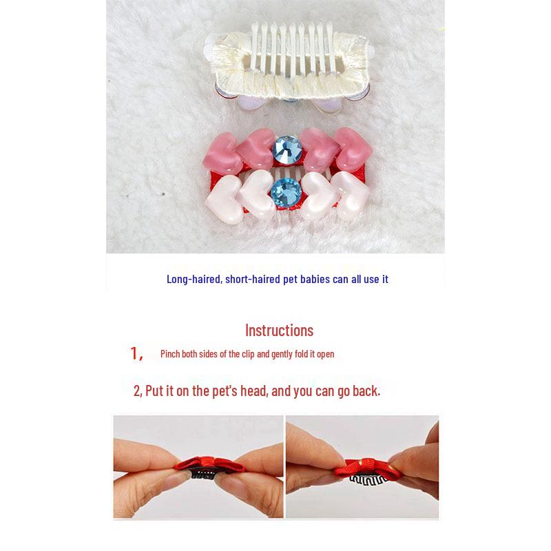 Pet Hair Clip for Dogs & Cats - Suitable for Yorkshire Terrier, Teddy, Schnauzer, Maltese