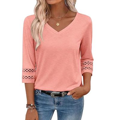 Damesmode Casual Kleur T-shirt Top