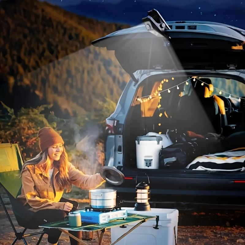 1/2pcs Solar Powered Outdoor Clip on Motion Sensor Light, Waterproof Safety Light, Suitable for Fences, Walls, Garages, and Courtyard Umbrellas