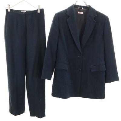 MAX&CO Made in Italy Wollmischung Hosenanzug Set 38 Marine System Damen Gebraucht