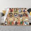 Coperte di gruppo Hetalia Leggere in Flanella Coperta da Divano per Divano Biancheria da Letto Coperte da Viaggio Copriletto Trapunta