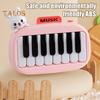 15 kláves kapesní piano mini elektronické piano s podsvícenými klávesami pro děti přenosný hudební nástroj hračka pro ranou dětskou výchovu