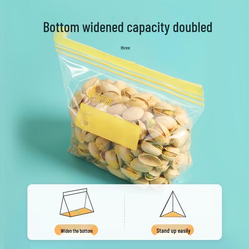 MARYYA Microwave Safe Double-Seal Stand-Up Zipper Bags