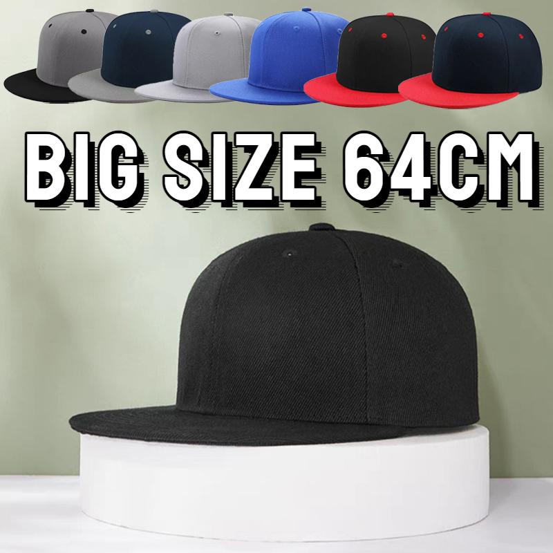 Cappellino da Skateboard a Chiusura Posteriore Grande 64 cm per Uomo Cappellino da Baseball Aderente XXL Uomo Taglia Grande Cappellini Snapback Cappello da Calcio Semplice 60 cm 62 cm