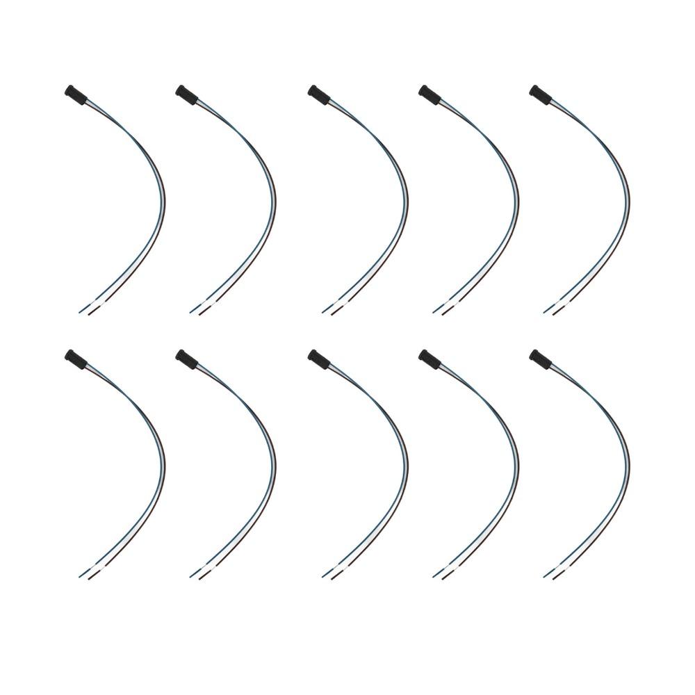 10Pcs 20cm G4 LED Bulb Socket Cable Wire Connector Wire Adapter G4 Lamp Socket Cable Miniature Light Base Socket Cable
