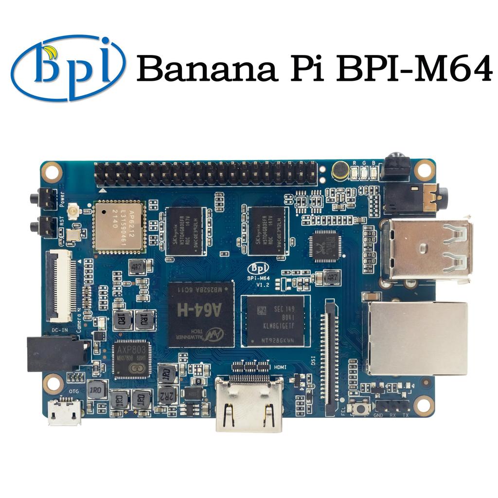 Einplatinencomputer Banana Pi BPI-M64 Allwinner A64