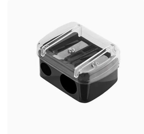 Plastic Double-hole Eyebrow Pencil Sharpener