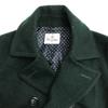 Men’s Bigi short pea coat men M olive wool outer jumper