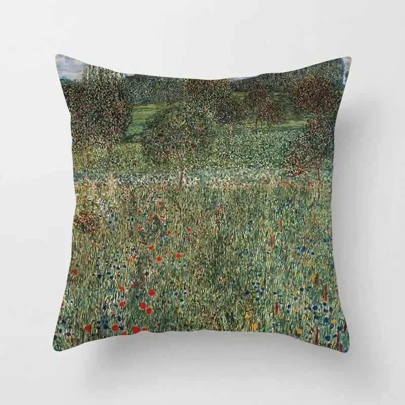 

Тропическое растение Наволочка Живопись маслом Пейзаж Наволочка Мода Автомобиль Диван Домашнее украшение Наволочка 66x66cm бордовый