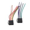 Universal Car Stereo Radio ISO Cable Adapter ABS Male Plug To Female Connector Wiring Harness Radio Accessories 4