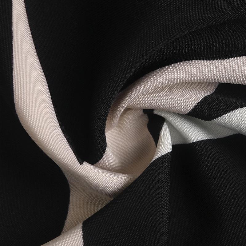 V-neck Clothes Skirt 2025 Autumn New He Print Long Dress