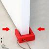 Hidden Silicone Door Stopper - No Drill Anti-Bump Wall Protector for Home & Office, Baby Pet Safe Floor/Wall Guard (1PC)