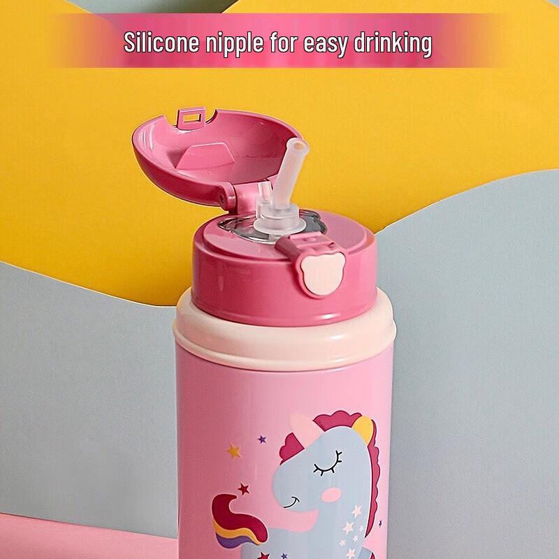 BeiJuXiong Kids Insulated Unicorn Thermos Mug