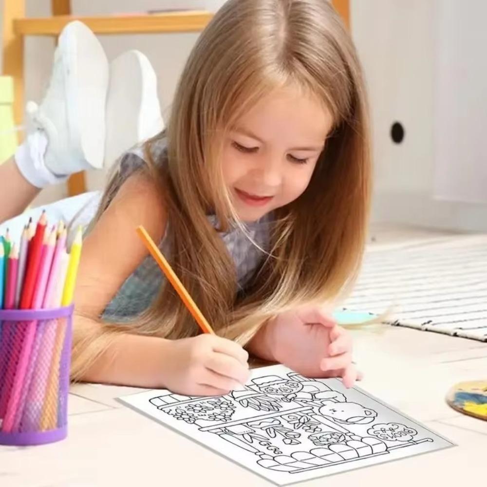 Doodles Book Omalovánky Relaxační Montessori kreslící hračky pro dospělé a dospívající