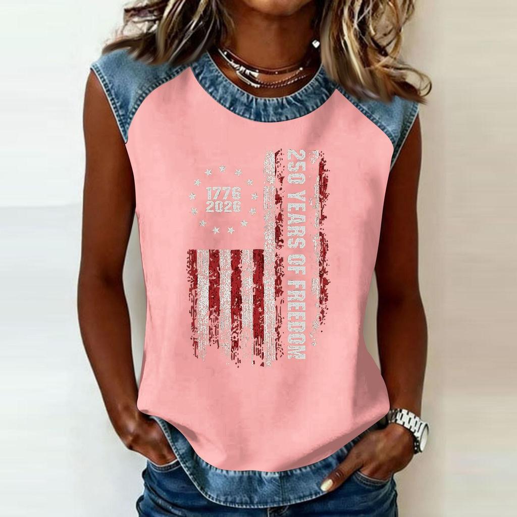 Camiseta informal de manga larga para mujer con cuello redondo y estampado