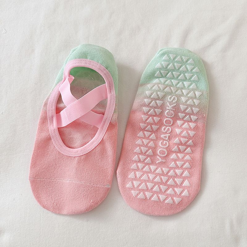 

Градиентные профессиональные летние тренировочные спортивные гольфы до колена, носки для йоги Gradient star Powder 1 pair 34-size 39