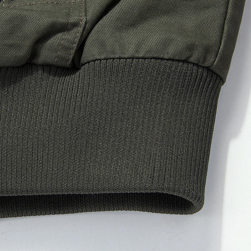 Tooling Jacket Pure Cotton Casual Plus Size Stand-up Collar Autumn and Winter Men's Jacket Loose
