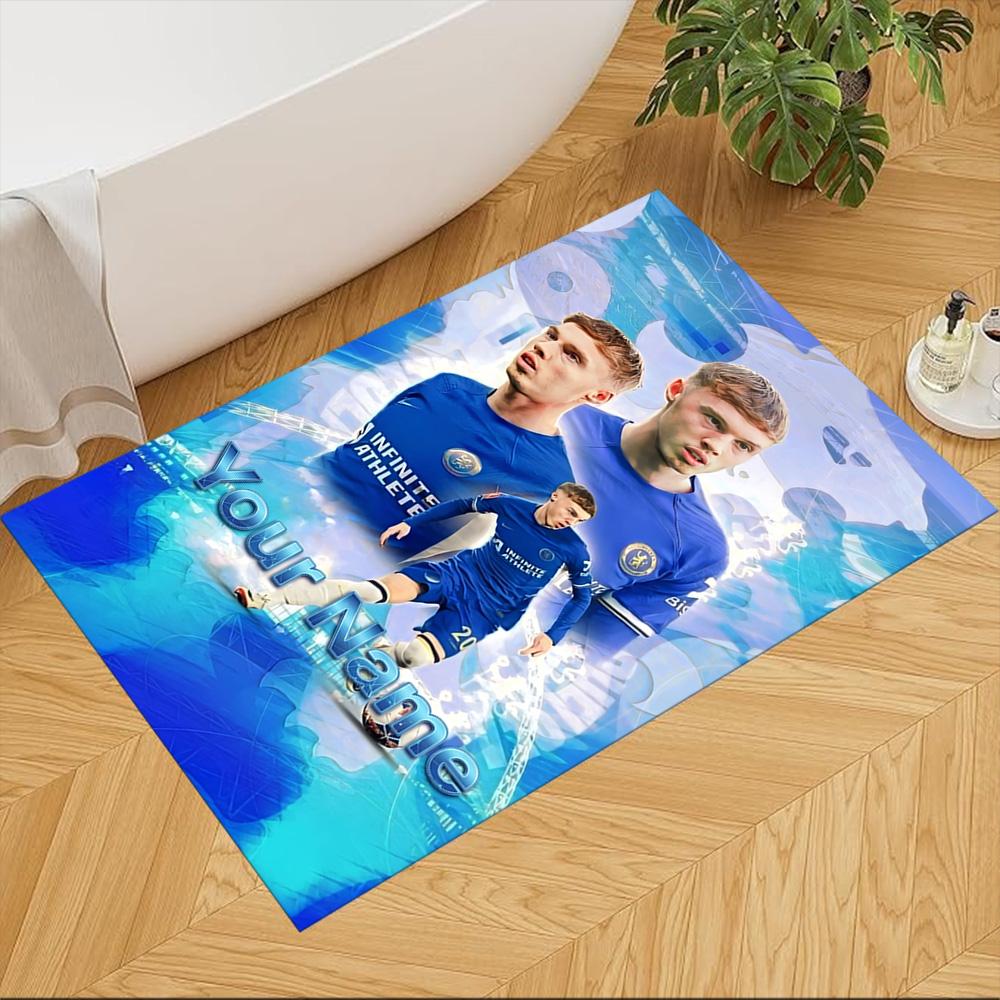 Chelsea Fc Football Player Customized Name Floor Mat Design for Study room Game Room Decorate room Dormitory Antislip Carpet Decorate Offices