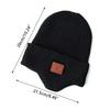 Bluetooth Beanie Hat Winter Unisex Warm Earflap Hat Wireless Headphone Earphone Stereo Speaker Mic Autumn Hat for