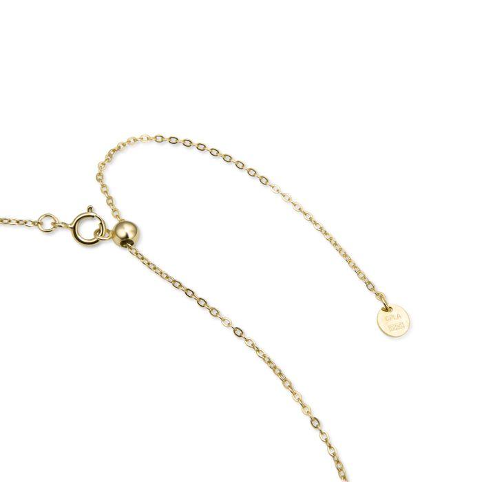 Collier Luxenter En Argent 925 Avec Quartz Hydrothermal Orange Et Finition On or Jaune 18 Carats - Asvorg