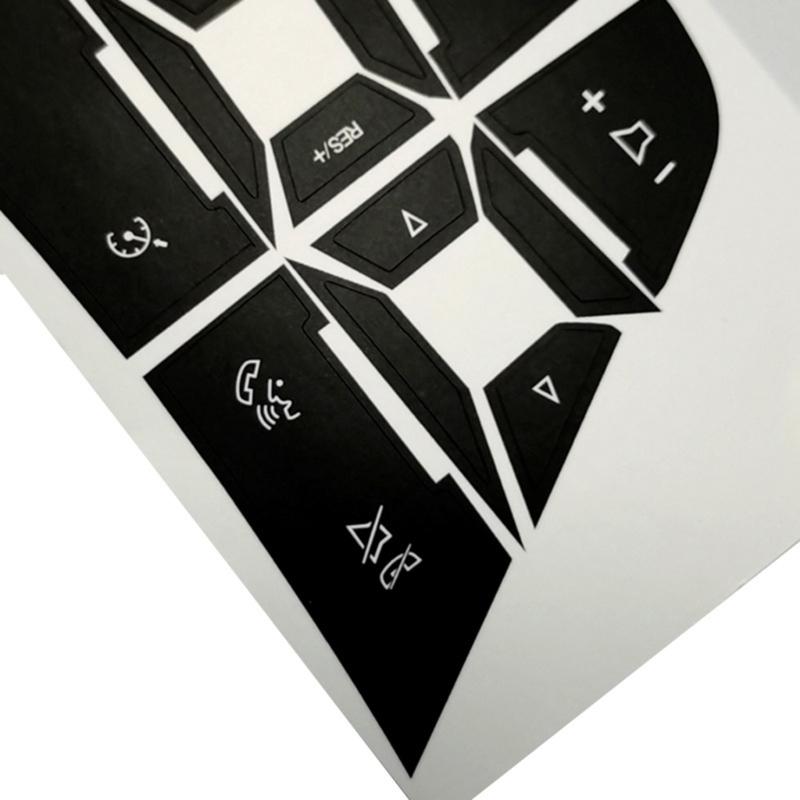 Repair Decals for GL8 Steering Wheel Button Trim Cover Stickers Automotive Interior Accessories Easy Installation