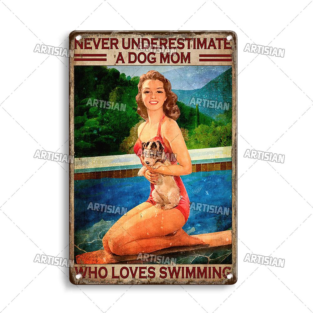 Artisian Sport Metal Sign Swimming Tin Poster Diving Decorative Plate Wall Decor Garage Bar Pub Club Hotel Cafe Kitchen Home