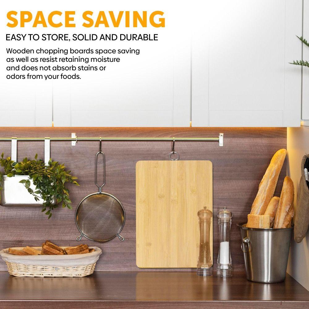 Wooden Chopping Board Organic Bamboo Vegetable Cutting Board New Cutting Board  Household