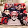 Spy x Family Decke Flanelldecke Weiche Gemütliche Plüschdecke für Sofa Bett Leichte Heimdekoration Outdoor Camping