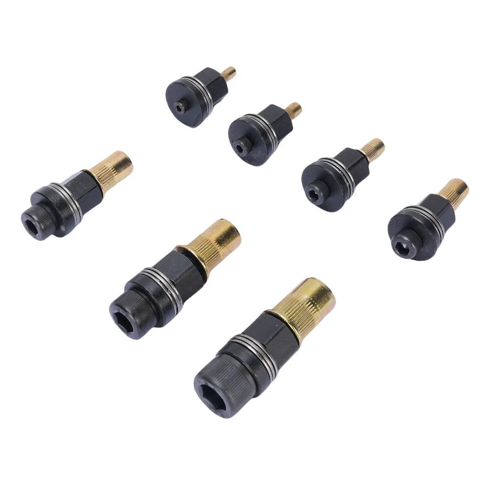 7pcs Manual Operation Rivet Nut Tool Mandrel Head Set Rivet Nut Set  Automotive Applications