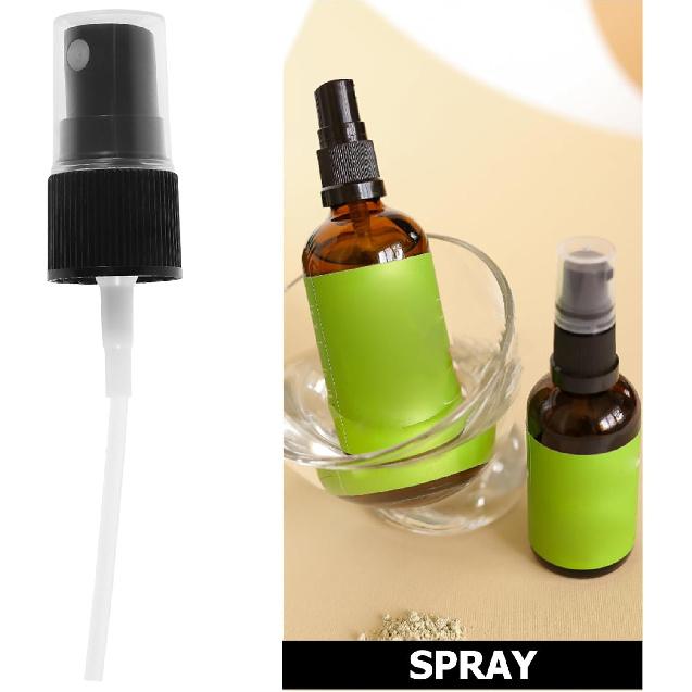 50pcs Spray Bottle Tops For Essential Oil Bottles Empty Containers Bottle Fine Mist Sprayer Replacement Pump