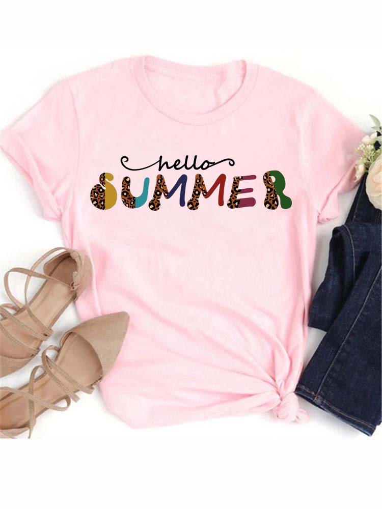 

Dandelion Printed Women Summer Graphic Tee Shirt Harajuku Top Shirts for Women Streetwear Summer Sleeved Harajuku Streetwear 4XL