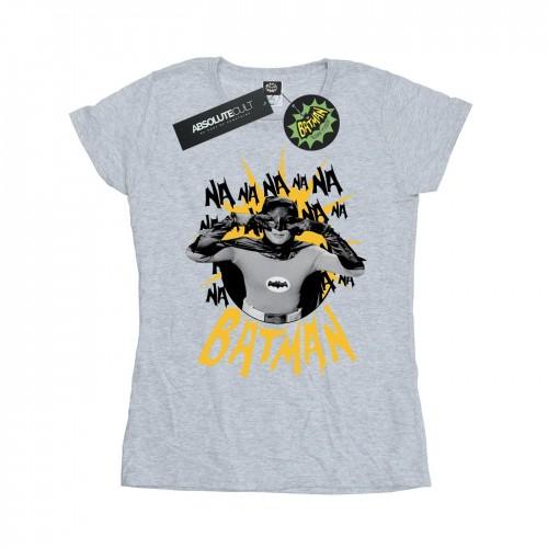 

DC Comics Womens/Ladies Batman TV Series Nananana Cotton T-Shirt XXL білий