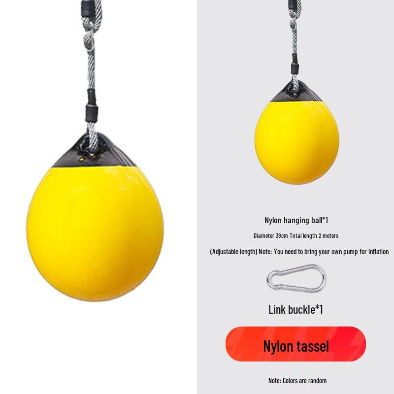 Children's Outdoor Sensory Integration Rope Ladder and Swing Set with Climbing Rings