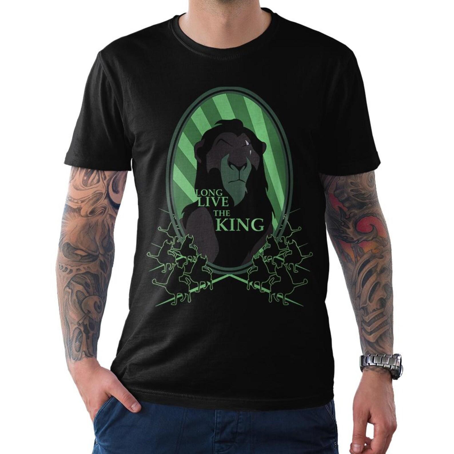 Scar Long Live The King T-Shirt, The Lion King Shirt, Men s and Women s Sizes 4XL