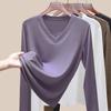 Premium Tencel linen long-sleeved shirt women's summer new thin temperament collar casual sunscreen cool top