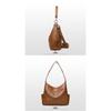 Damen Umhängetasche Crossbody Tasche Große Kapazität Weiches Leder Vielseitige Tasche