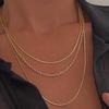 INS Bloggers Same Style Street Shot Titanium Steel Electroplated 18K Necklace