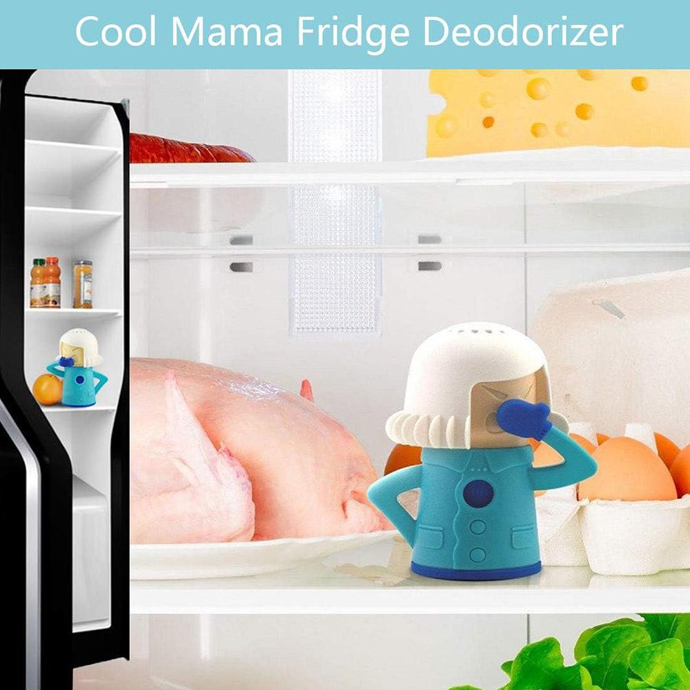 Cool Mama Fridge Deodorizer Reusable baking soda Air Purifier, Blue