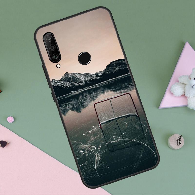 Ice Hockey Rink For Huawei P40 P20 P30 Lite P60 Pro Nova 10 9 SE 5T 12i 12s 11i Y91 Y90 Y60 Y70 Y72 Y61 Case