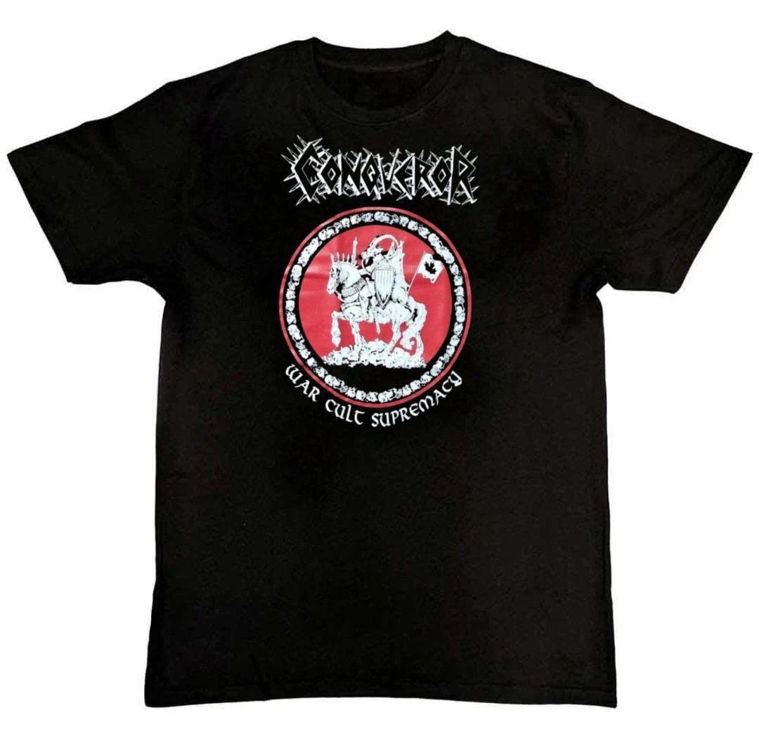 Conqueror Band - War Cult Supremacy Unisex Mens T-Shirt S M L XL 2 3 4 XL XXL