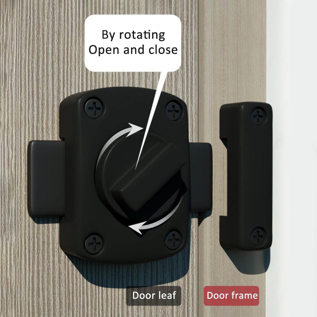 Inside Latch Door Safety Locks Bathroom Gate Slide Bolt Latches Lock Hardware Suitable for All Kinds of Doors