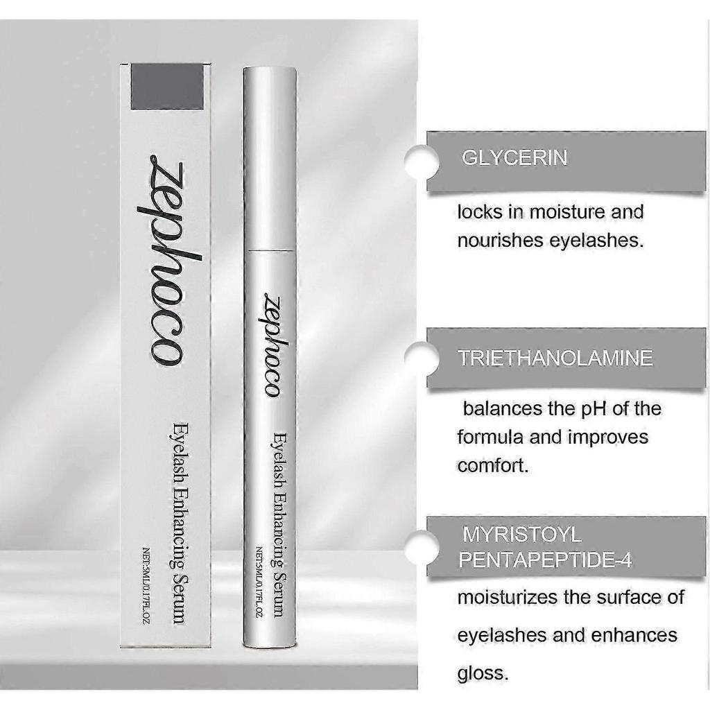 Eyelash Growth Serum - Gentle, Moisturizing & Curling Mascara for Longer, Thicker, and Healthier Lashes | Promotes Lash Strength & Reduces Breakage
