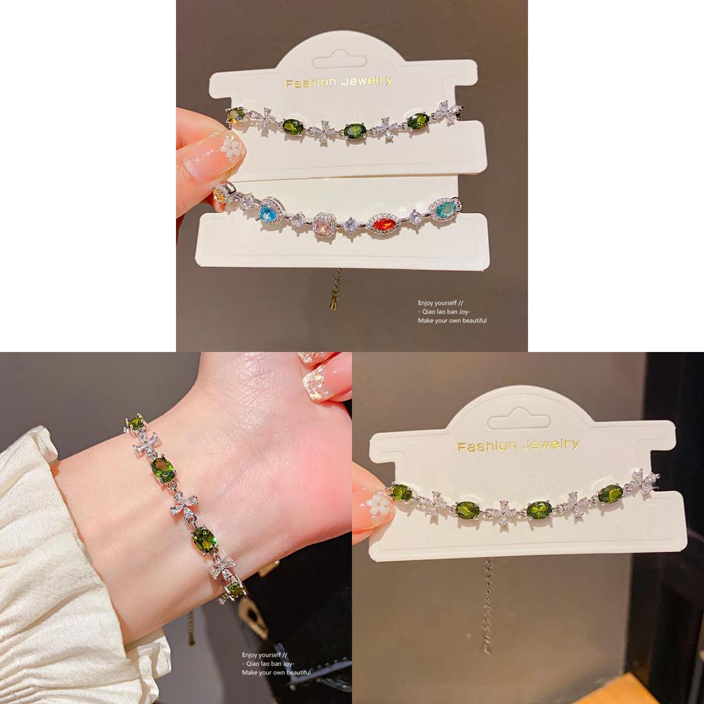 Geometric Heart Charm Bracelet With Silver Finish For Women Gift Holiday