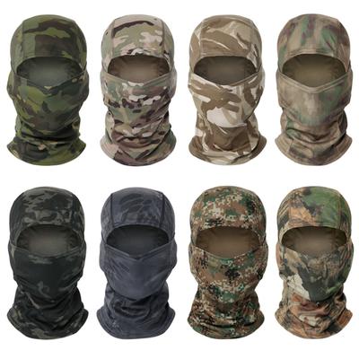 Tactical Camouflage Balaclava Full Face Mask Wargame CP Military Hat Hunting Bicycle Bicycle Multicam Bandana Neck Gaiter