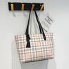 Grid Printed Handbag  New Women's Handbag Large Capacity Shoulder Bag Women's Korean Version New Shopping Bag